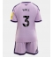 Newcastle United Lewis Hall #3 Tredjedraktsett Barn 2026-27 Kortermet (+ Korte bukser)