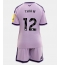 Newcastle United Malick Thiaw #12 Tredjedraktsett Barn 2026-27 Kortermet (+ Korte bukser)
