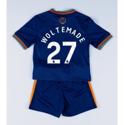 Newcastle United Nick Woltemade #27 Tredjedraktsett Barn 2025-26 Kortermet (+ Korte bukser)