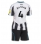 Newcastle United Sven Botman #4 Hjemmedraktsett Barn 2025-26 Kortermet (+ Korte bukser)