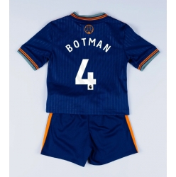 Newcastle United Sven Botman #4 Tredjedraktsett Barn 2025-26 Kortermet (+ Korte bukser)