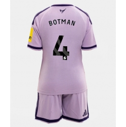 Newcastle United Sven Botman #4 Tredjedraktsett Barn 2026-27 Kortermet (+ Korte bukser)