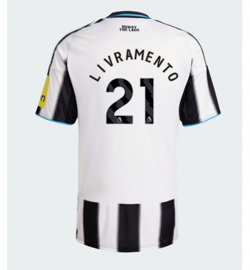 Newcastle United Tino Livramento #21 Hjemmedrakt 2025-26 Kortermet Newcastle United Tino Livramento #21 Hjemmedrakt 2025-26 Kortermet