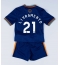 Newcastle United Tino Livramento #21 Tredjedraktsett Barn 2025-26 Kortermet (+ Korte bukser)