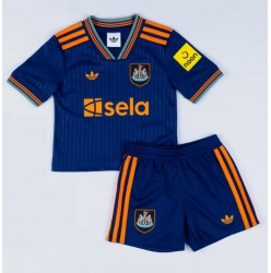 Newcastle United Tredjedraktsett Barn 2025-26 Kortermet (+ Korte bukser)