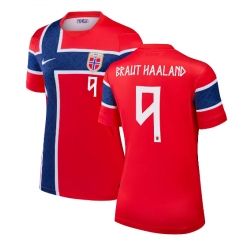 Norge Erling Haaland #9 Hjemmedrakt Dame VM 2026 Kortermet