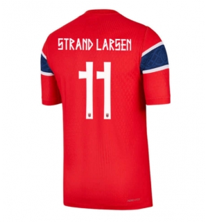 Norge Jorgen Strand Larsen #11 Hjemmedrakt VM 2026 Kortermet