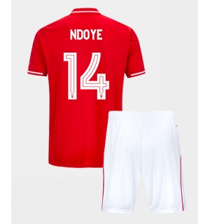 Nottingham Forest Dan Ndoye #14 Hjemmedraktsett Barn 2025-26 Kortermet (+ Korte bukser)