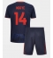 Nottingham Forest Dan Ndoye #14 Tredjedraktsett Barn 2025-26 Kortermet (+ Korte bukser)