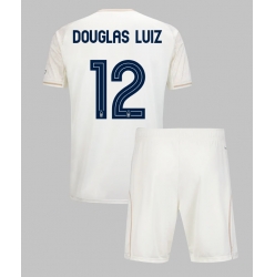 Nottingham Forest Douglas Luiz #12 Bortedraktsett Barn 2025-26 Kortermet (+ Korte bukser)
