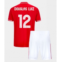 Nottingham Forest Douglas Luiz #12 Hjemmedraktsett Barn 2025-26 Kortermet (+ Korte bukser)