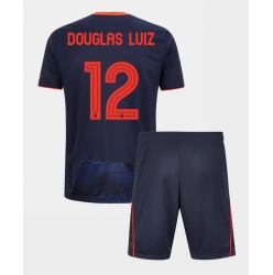 Nottingham Forest Douglas Luiz #12 Tredjedraktsett Barn 2025-26 Kortermet (+ Korte bukser)