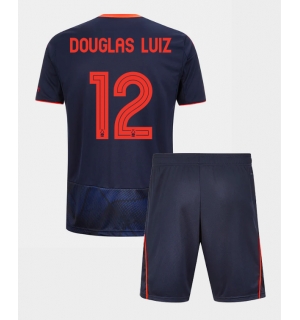 Nottingham Forest Douglas Luiz #12 Tredjedraktsett Barn 2025-26 Kortermet (+ Korte bukser)
