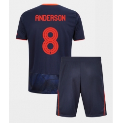 Nottingham Forest Elliot Anderson #8 Tredjedraktsett Barn 2025-26 Kortermet (+ Korte bukser)