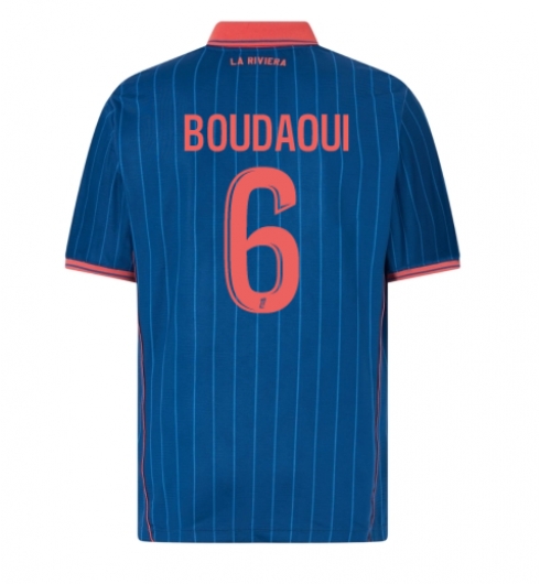 OGC Nice Hicham Boudaoui #6 Tredjedrakt 2025-26 Kortermet OGC Nice Hicham Boudaoui #6 Tredjedrakt 2025-26 Kortermet