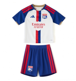 Olympique Lyonnais Hjemmedraktsett Barn 2026-27 Kortermet (+ Korte bukser)