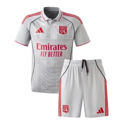 Olympique Lyonnais Tredjedraktsett Barn 2025-26 Kortermet (+ Korte bukser)