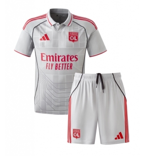 Olympique Lyonnais Tredjedraktsett Barn 2025-26 Kortermet (+ Korte bukser)