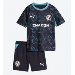 Olympique de Marseille Bortedraktsett Barn 2026-27 Kortermet (+ Korte bukser)