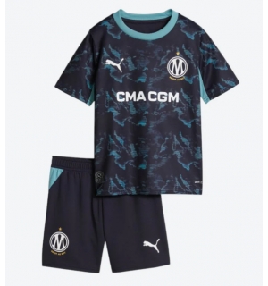 Olympique de Marseille Bortedraktsett Barn 2026-27 Kortermet (+ Korte bukser)