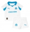 Olympique de Marseille Hjemmedraktsett Barn 2025-26 Kortermet (+ Korte bukser)