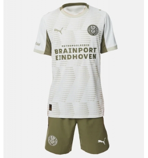 PSV Eindhoven Tredjedraktsett Barn 2025-26 Kortermet (+ Korte bukser)