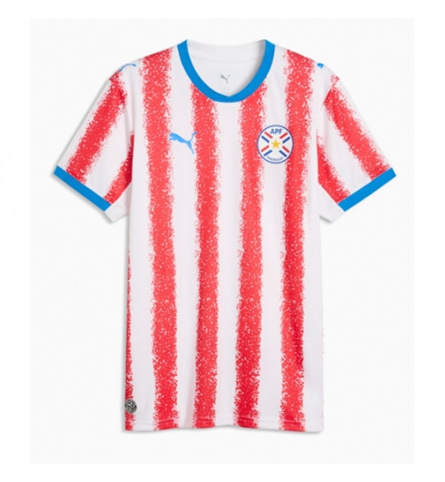 Paraguay Hjemmedrakt VM 2026 Kortermet Paraguay Hjemmedrakt VM 2026 Kortermet