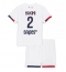 Paris Saint-Germain Achraf Hakimi #2 Bortedraktsett Barn 2025-26 Kortermet (+ Korte bukser)