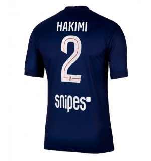 Paris Saint-Germain Achraf Hakimi #2 Hjemmedrakt 2025-26 Kortermet