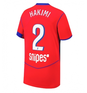 Paris Saint-Germain Achraf Hakimi #2 Tredjedrakt 2025-26 Kortermet