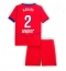 Paris Saint-Germain Achraf Hakimi #2 Tredjedraktsett Barn 2025-26 Kortermet (+ Korte bukser)