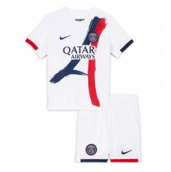 Paris Saint-Germain Bortedraktsett Barn 2025-26 Kortermet (+ Korte bukser)