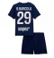 Paris Saint-Germain Bradley Barcola #29 Hjemmedraktsett Barn 2025-26 Kortermet (+ Korte bukser)