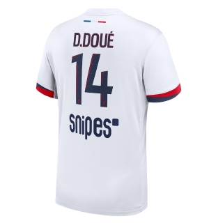 Paris Saint-Germain Desire Doue #14 Bortedrakt 2025-26 Kortermet