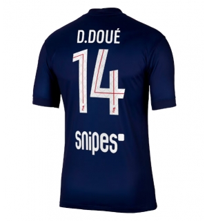 Paris Saint-Germain Desire Doue #14 Hjemmedrakt 2025-26 Kortermet