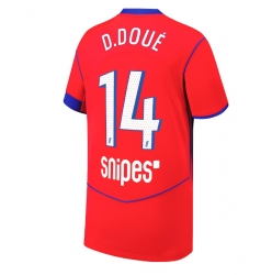 Paris Saint-Germain Desire Doue #14 Tredjedrakt 2025-26 Kortermet