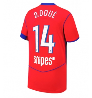 Paris Saint-Germain Desire Doue #14 Tredjedrakt 2025-26 Kortermet