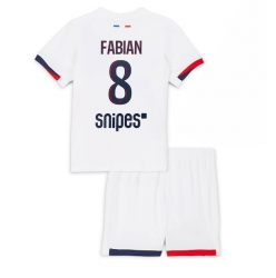 Paris Saint-Germain Fabian Ruiz #8 Bortedraktsett Barn 2025-26 Kortermet (+ Korte bukser)