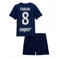 Paris Saint-Germain Fabian Ruiz #8 Hjemmedraktsett Barn 2025-26 Kortermet (+ Korte bukser)