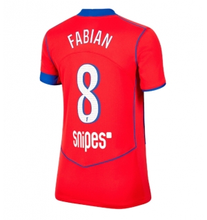 Paris Saint-Germain Fabian Ruiz #8 Tredjedrakt Dame 2025-26 Kortermet
