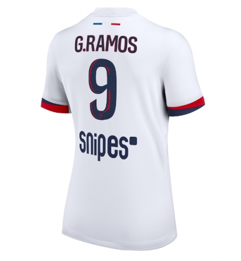 Paris Saint-Germain Goncalo Ramos #9 Bortedrakt Dame 2025-26 Kortermet Paris Saint-Germain Goncalo Ramos #9 Bortedrakt Dame 2025-26 Kortermet