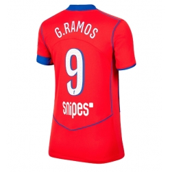 Paris Saint-Germain Goncalo Ramos #9 Tredjedrakt Dame 2025-26 Kortermet