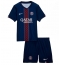 Paris Saint-Germain Hjemmedraktsett Barn 2025-26 Kortermet (+ Korte bukser)