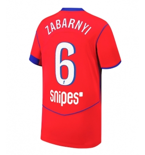 Paris Saint-Germain Illia Zabarnyi #6 Tredjedrakt 2025-26 Kortermet