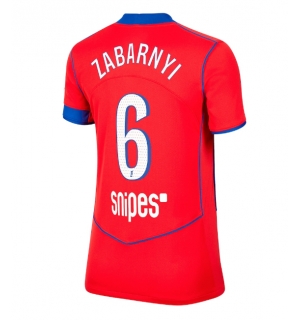 Paris Saint-Germain Illia Zabarnyi #6 Tredjedrakt Dame 2025-26 Kortermet