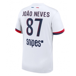 Paris Saint-Germain Joao Neves #87 Bortedrakt 2025-26 Kortermet