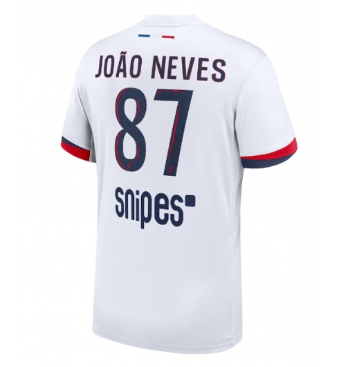 Paris Saint-Germain Joao Neves #87 Bortedrakt 2025-26 Kortermet Paris Saint-Germain Joao Neves #87 Bortedrakt 2025-26 Kortermet