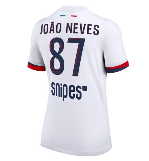 Paris Saint-Germain Joao Neves #87 Bortedrakt Dame 2025-26 Kortermet Paris Saint-Germain Joao Neves #87 Bortedrakt Dame 2025-26 Kortermet