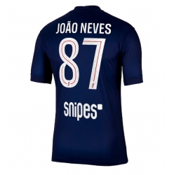 Paris Saint-Germain Joao Neves #87 Hjemmedrakt 2025-26 Kortermet
