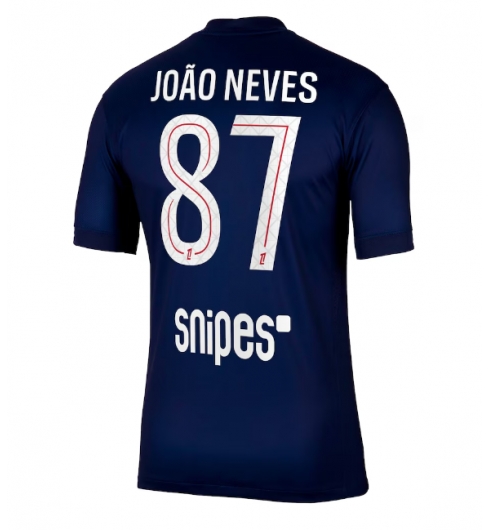 Paris Saint-Germain Joao Neves #87 Hjemmedrakt 2025-26 Kortermet Paris Saint-Germain Joao Neves #87 Hjemmedrakt 2025-26 Kortermet